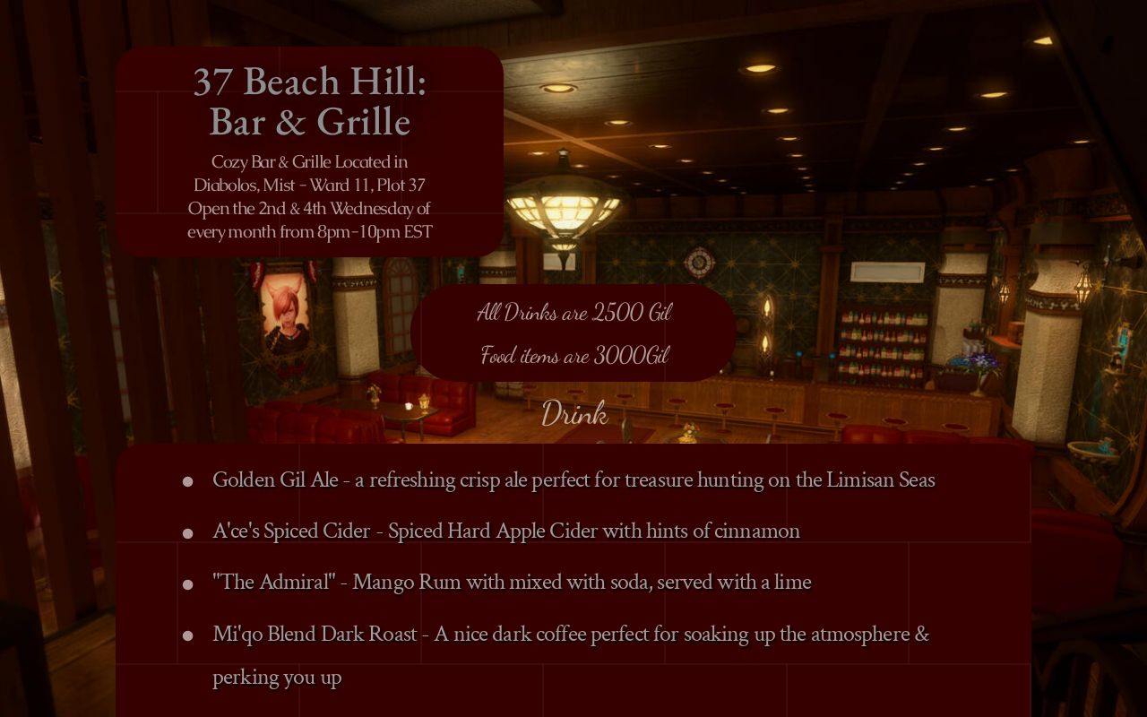 37 Beach Hill: Bar & Grille